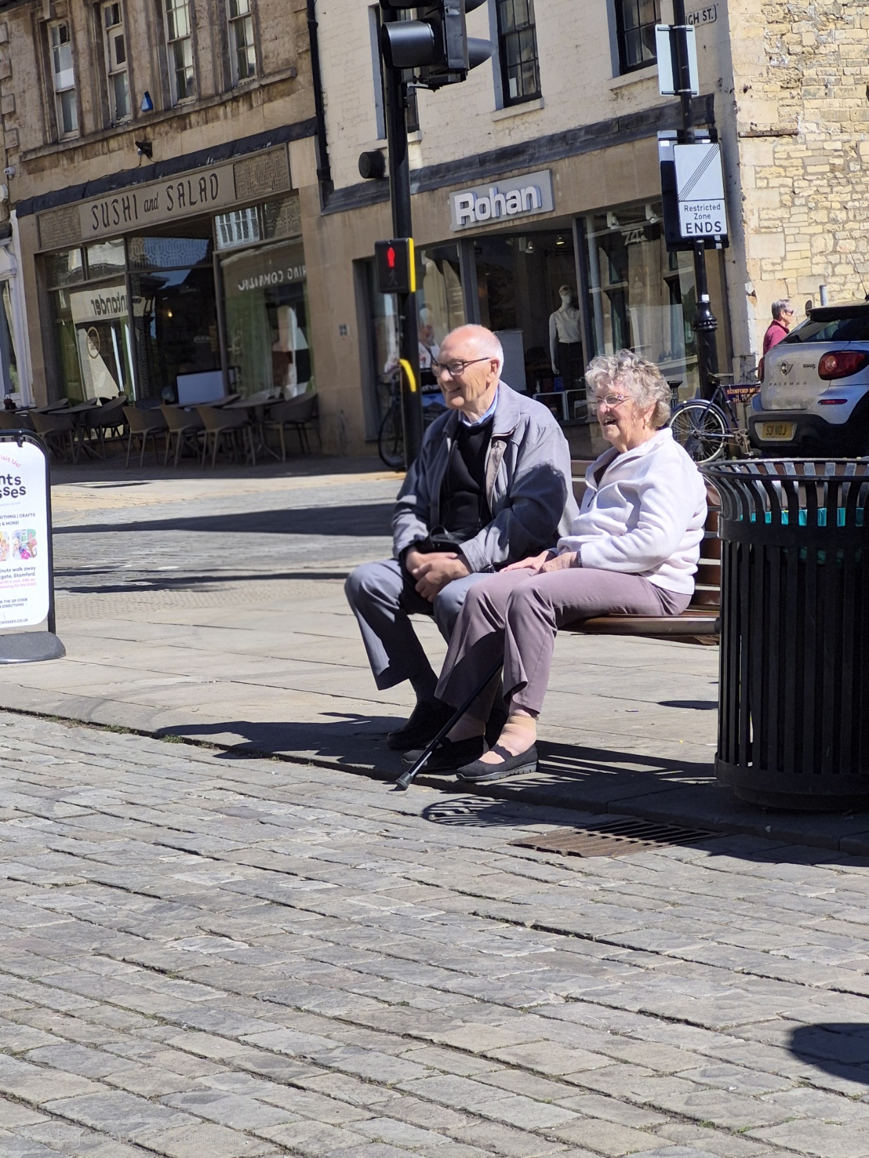 Cliff enjoying a day out with the club
